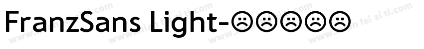 FranzSans Light字体转换